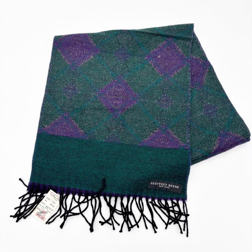 NWT Vintage Geoffrey Beene Wool Scarf
